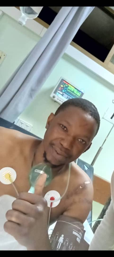 Former @TPMazembe & #Zambia player Rainford Kalaba, on Saturday. He’s not leaving this world anytime soon! 👍🏾
