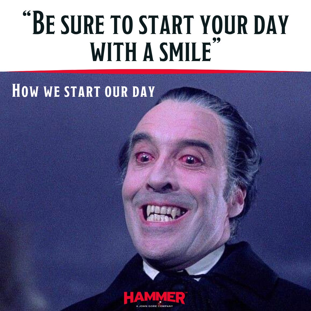 Anyone else? 

#HammerFilms #HammerHorror #Dracula #ChristopherLee #Meme