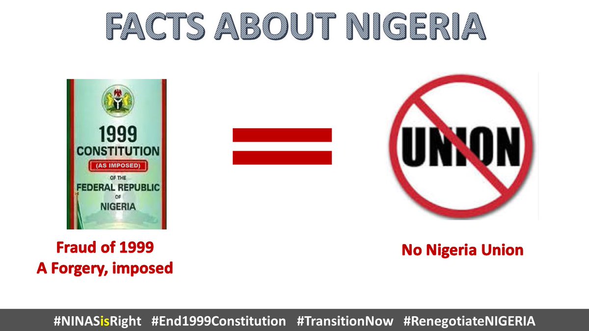 @abati1990 #Nigeria has a constitutional crisis a #ConstitutionalLogjam because of the illegitimate 1999 Constitution. So to stop these gimmicks that takes our cash there's Transitioning for Constitutional Renegotiation
#NINASisRight #End1999Constitution #TransitionNow #RenegotiateNIGERIA