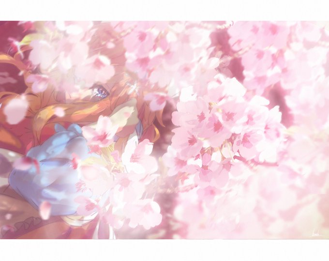 「桜 ロングヘアー」のTwitter画像/イラスト(新着)｜5ページ目