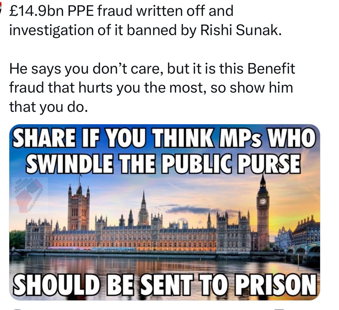 You are the real benefit fraudster @RishiSunak @Conservatives @CCHQPress @10DowningStreet @DPJHodges #LockHimUpAlready #LockThemAllUp