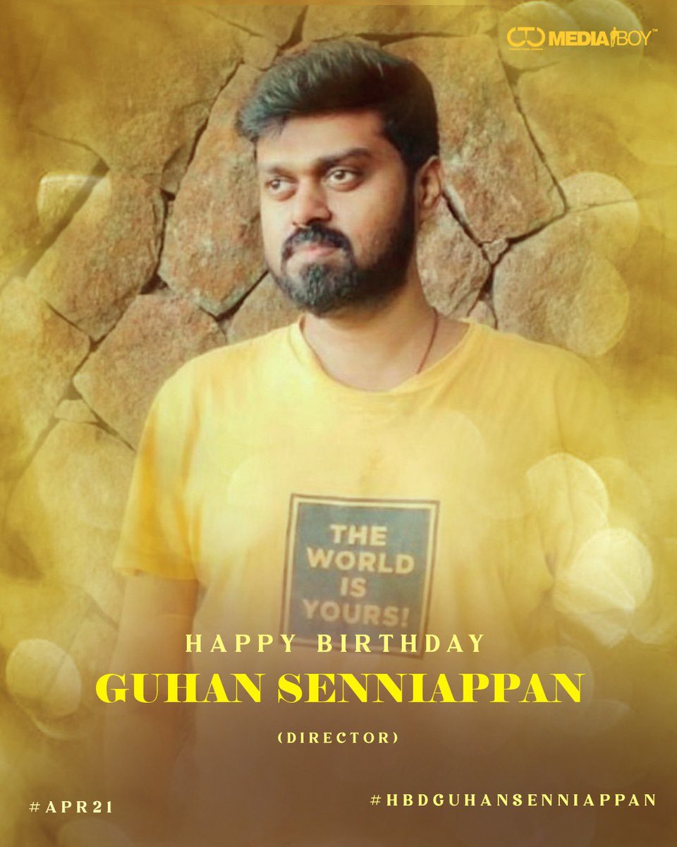 Team @CtcMediaboy wishes happy birthday to an innovative filmmaker @GuhanSenniappan #GuhanSenniappan 

#HBDGuhanSenniappan 🍰🎥 

Stay blessed!