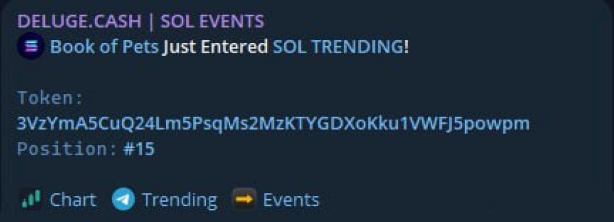 $BOP just entered Solana trends!  

#sol #bop #trend #new