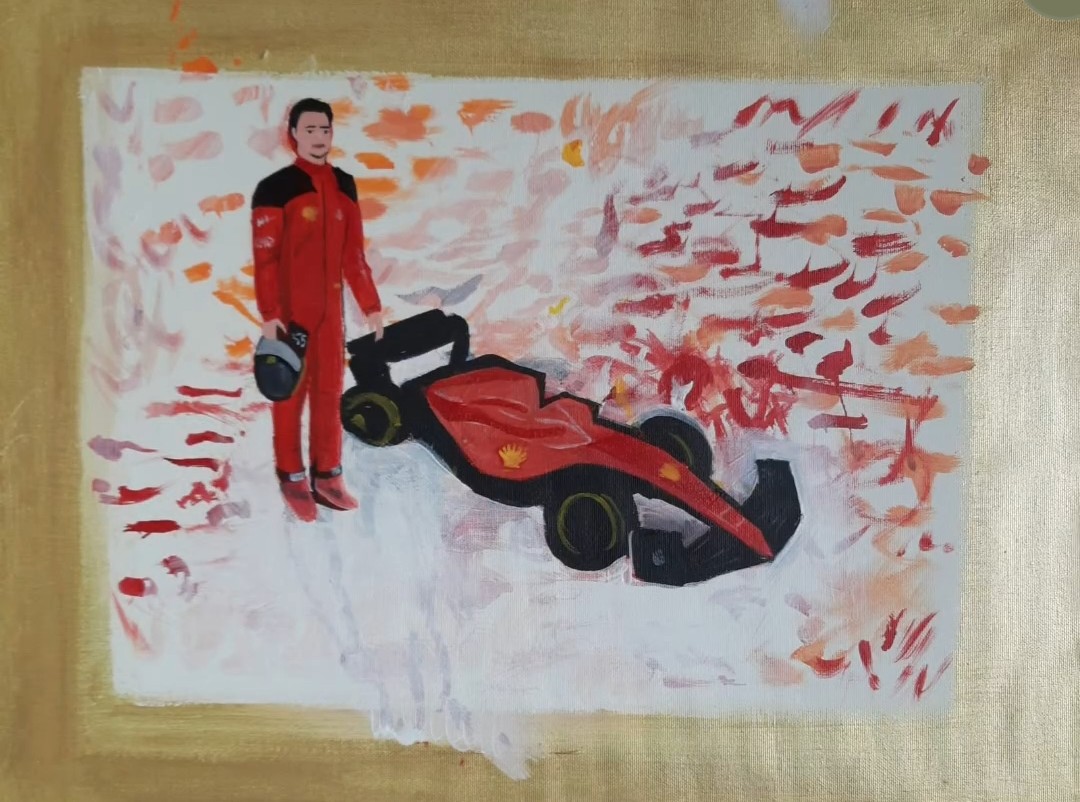 L'omaggio di Daniele al Cavallino rampante ❤️🔝