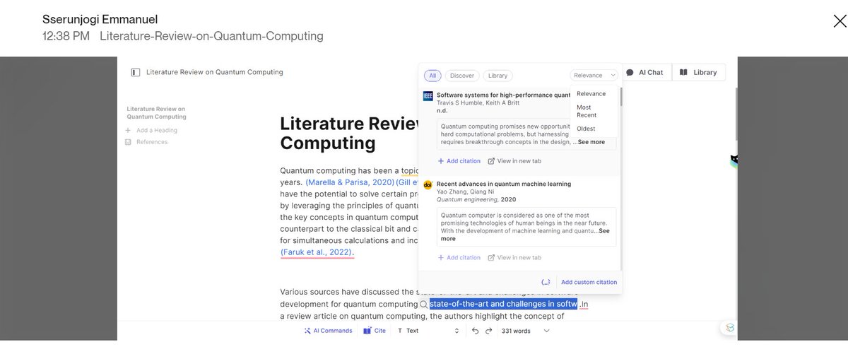 It's taking longer than expected but our Academic AI tool is almost complete. We have added AI citations generator, so you can write research proposals using AI with relevant citations in a day. Soon is a results engine that can digest research data and help you make inferences.