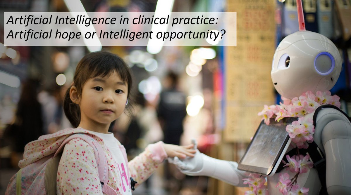 Artificial Intelligence in clinical practice: Artificial hope or Intelligent opportunity? I spoke on this topic at #Europaediatrics2024 Some thoughts from my talk 🧵