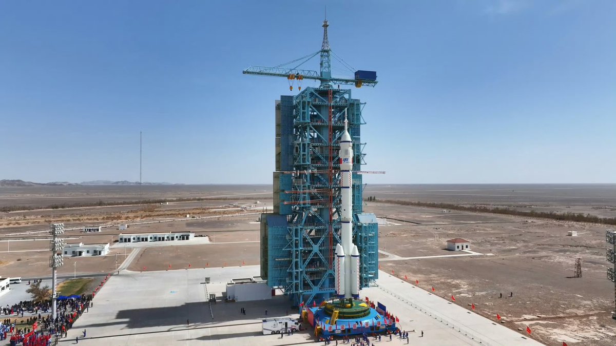 The Shenzhou-18 mission conducted a full system launch exercise today.