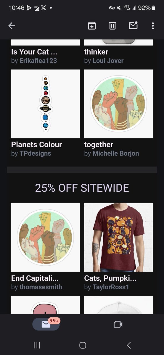 How unoriginal 🙃two of these are identical but from different people, showing it's not original art. The colouring is also bad as I don't know a single Black person whose palm and back of hand that are the same shade... #redbubble