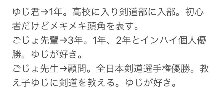 以前描いたけんどう五悠をまとめました(続きは検討中) 