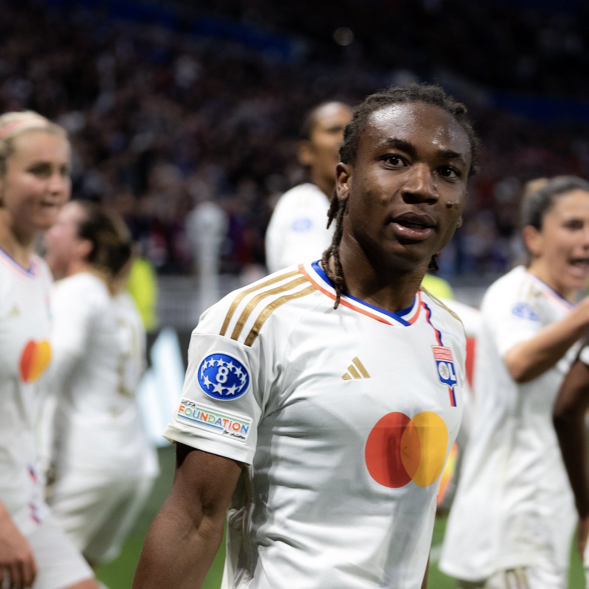 dumornaycorven's tweet photo. First leg ✅ Un grand merci aux supporters ❤️💙 https://t.co/belAR5GDE0