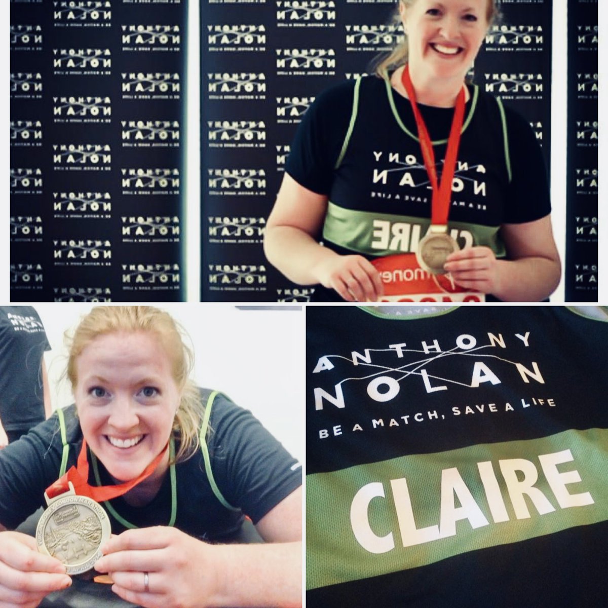 10 yrs ago for @AnthonyNolan - the most challenging event I’ve done, but the most fun too! Husband not looking happy at the prospect of dusting off my running shoes… which haven’t been worn for 10 yrs since 🤣. Good luck to all #LondonMarathon runners today! ☀️💫 #inspired 🙌