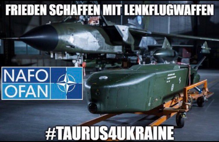 Then it is now time for Europe 🇪🇺 and especially us (Germany🇩🇪) to finally do everything to ensure that Ukraine 🇺🇦 wins. with everything that is available!!!
#TaurusForUkraine #TaurusNow
#ArmUkraineToWinNow 
#PatriotsForUkraine #F16ForUkraine