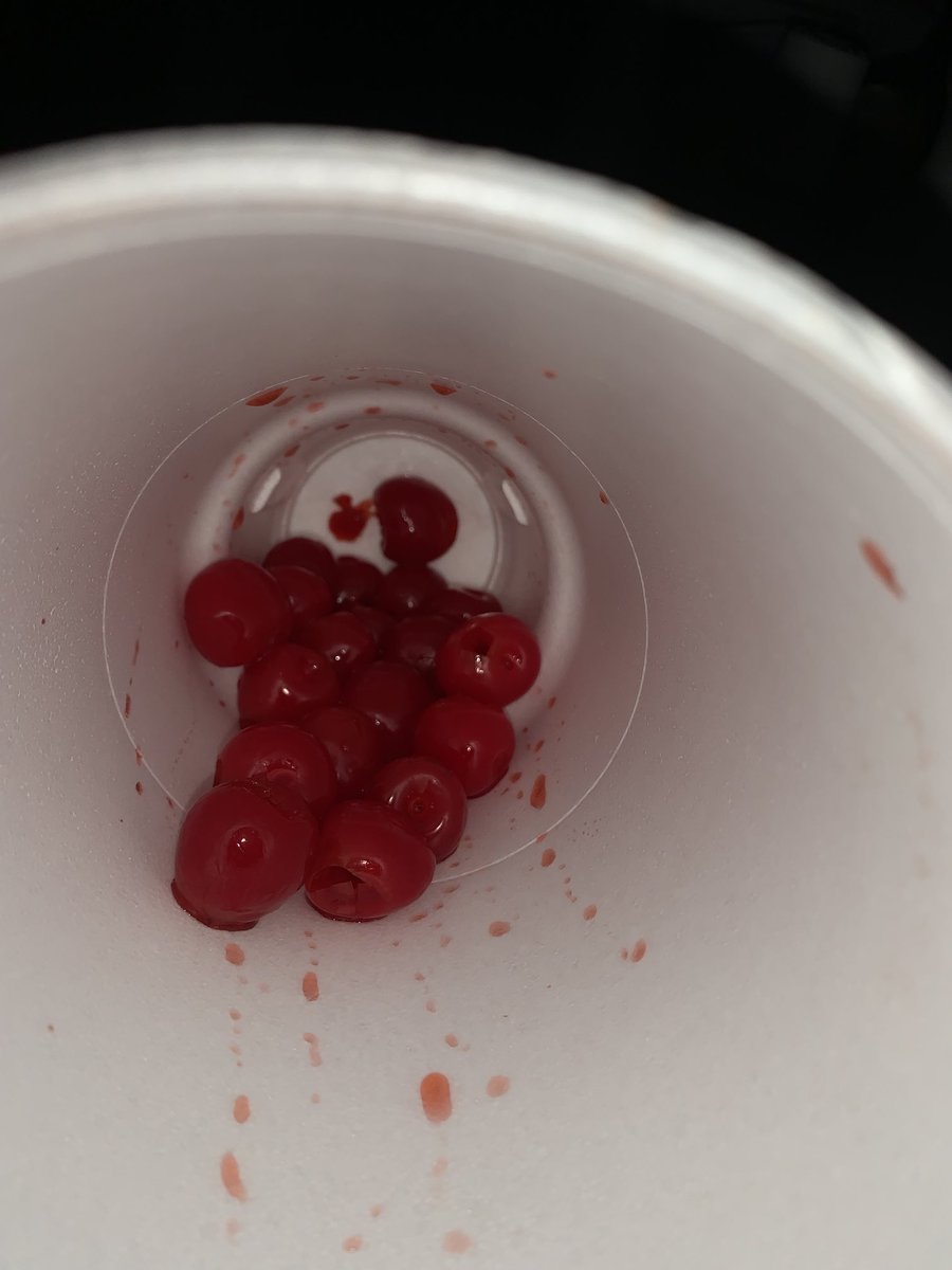 Somebody understood the assignment when I ordered extra cherries in my Coke from Sonic tonight! 😂🤣😂🤣