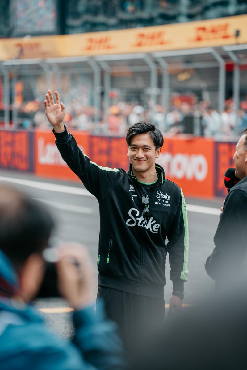 First ever home grand prix ✅💚 @ZhouGuanyu24 #ChineseGP