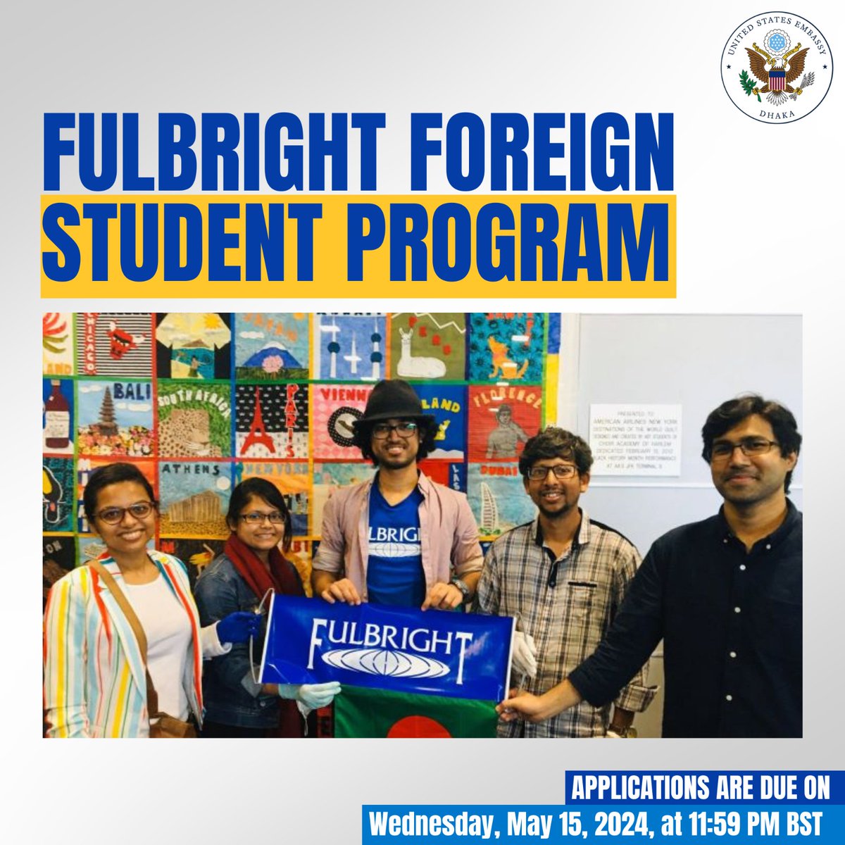 Are you a highly motivated young professional working in higher education or research? Are you passionate about sharing knowledge across communities and collaborating on projects that improve lives worldwide? If so, apply now for the Fulbright Foreign Student Program, which