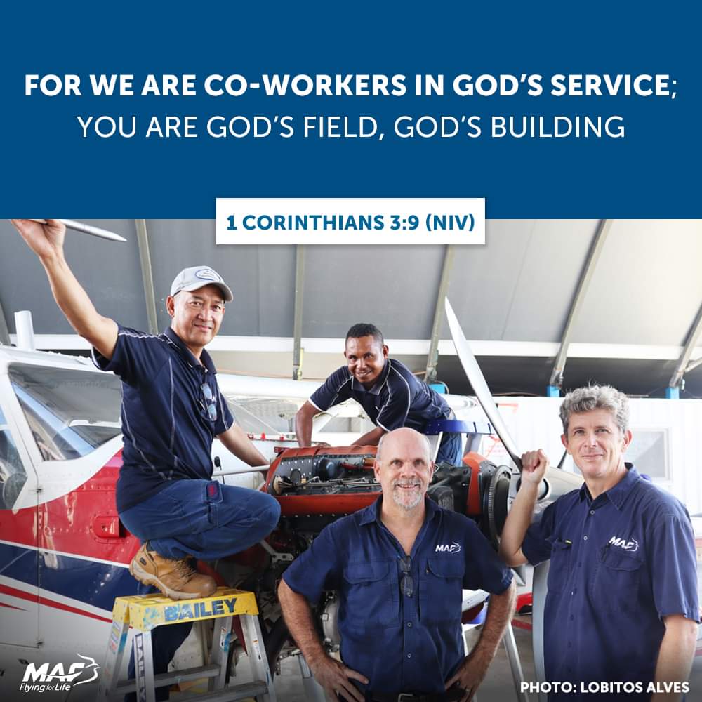 For we are co-workers in God’s service; you are God’s field, God’s building. 1 Corinthians 3:9 (NIV) #ScriptureSunday