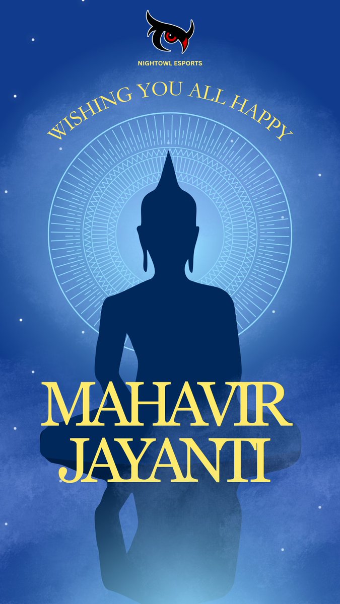 Nightowl_In's tweet photo. Happy Mahavir Jayanti to all! May the day be filled with enlightenment, love, and the timeless wisdom of Lord Mahavir. 🌸✨ https://t.co/6jokcY7L1h
