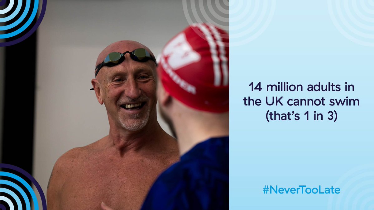 1 in 3 adults in the UK cannot swim❌

It’s #NeverTooLate to #LearnToSwim 💙