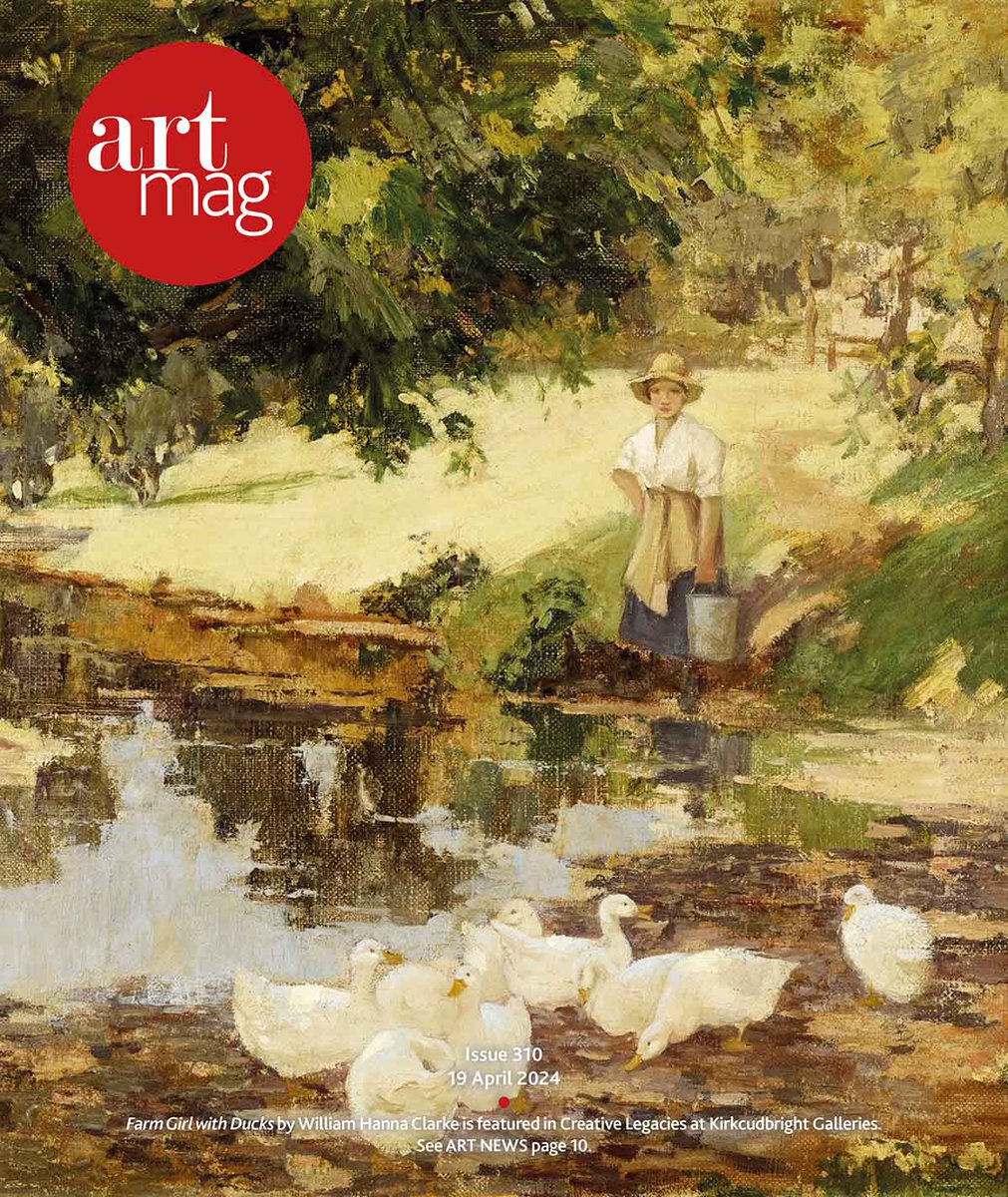 OUT NOW: the new digital edition of ARTMAG has the latest Scottish arts news. View and download it: artmag.co.uk/magazine/artma… Image: William Hanna Clarke, @kbtgalleries. #onlinemagazine #digitalmagazine #magazines #magazine #artmagazine #artmagazines #artmaguk #artmags