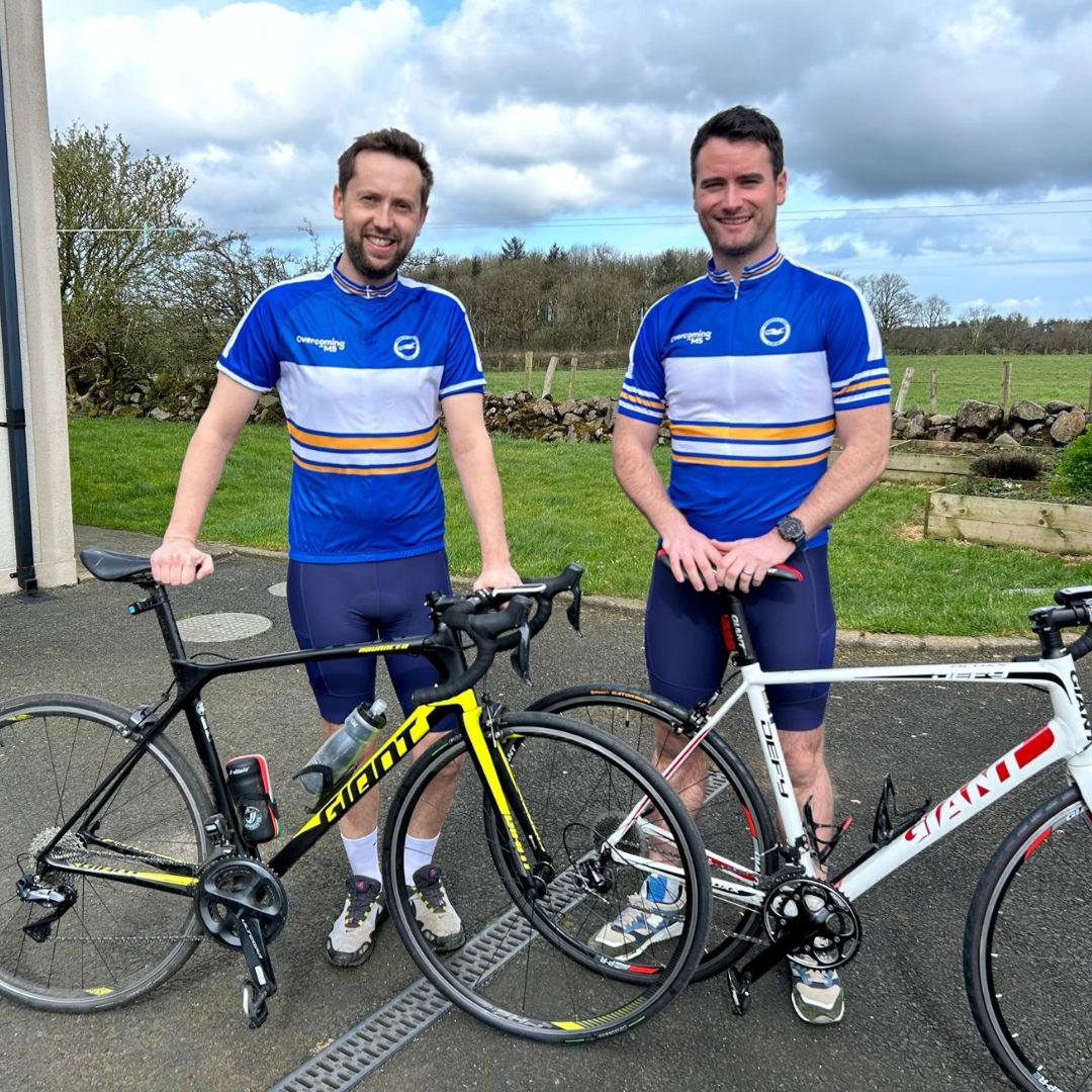 In May, OMS facilitator and medical advisor, Dr Jonathan White is cycling 600 miles from Bushmills to Brighton &amp; Hove Stadium to raise £15K for Overcoming MS! 

Thank you so much, Jonny, for taking on this incredible challenge. Show him your support here: shorturl.at/hDLV9