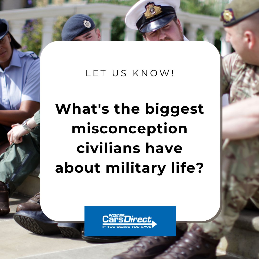 What are some of the misconceptions civilians have about military life? Things we've heard over our time in and out of the military are: 'It's exciting that you get to travel and see so many different places' 'That all service personnel are robots' 'Free housing and food'