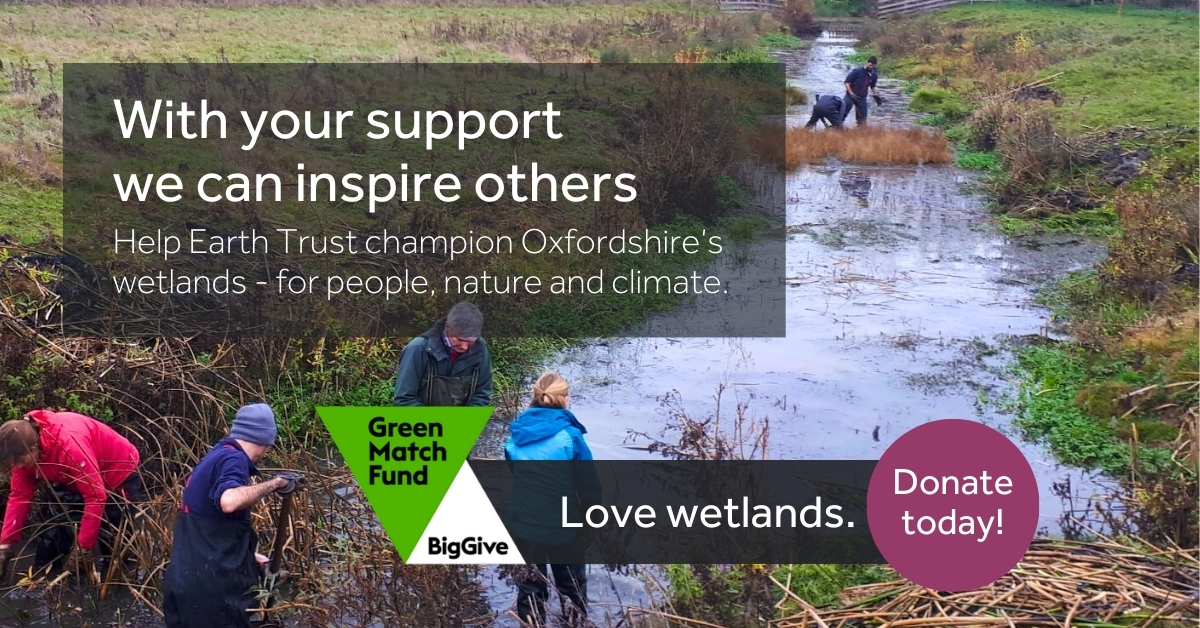 At Earth Trust, we inspire and support people to care for the natural world. The UK's wetland habitats are vital but with 75% lost, we urgently need to spread their magic before it's too late. Please donate to our appeal for precious wetlands👇 💙 earthtrust.org.uk/appeal 🙏