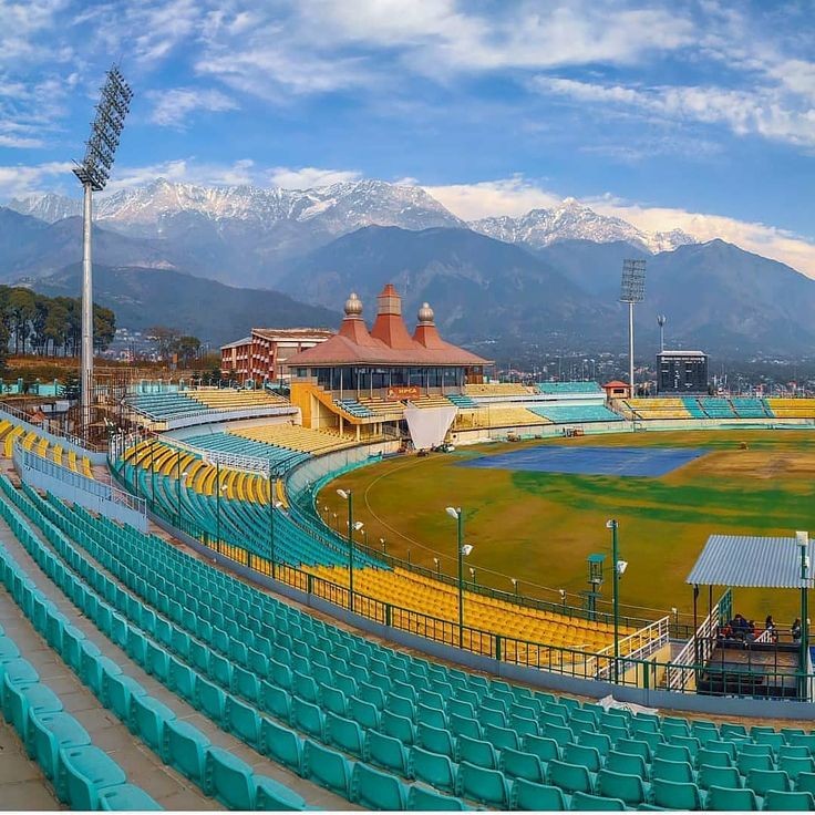 Dharamshala Cricket Stadium 🇮🇳