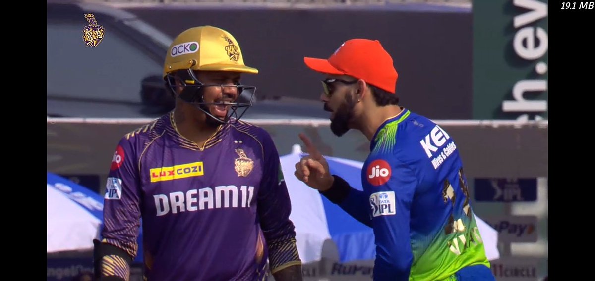 Kohli justifies that quote of 'There is nothing that Virat Kohli can't do'..
He made Sunil Narine laugh lol