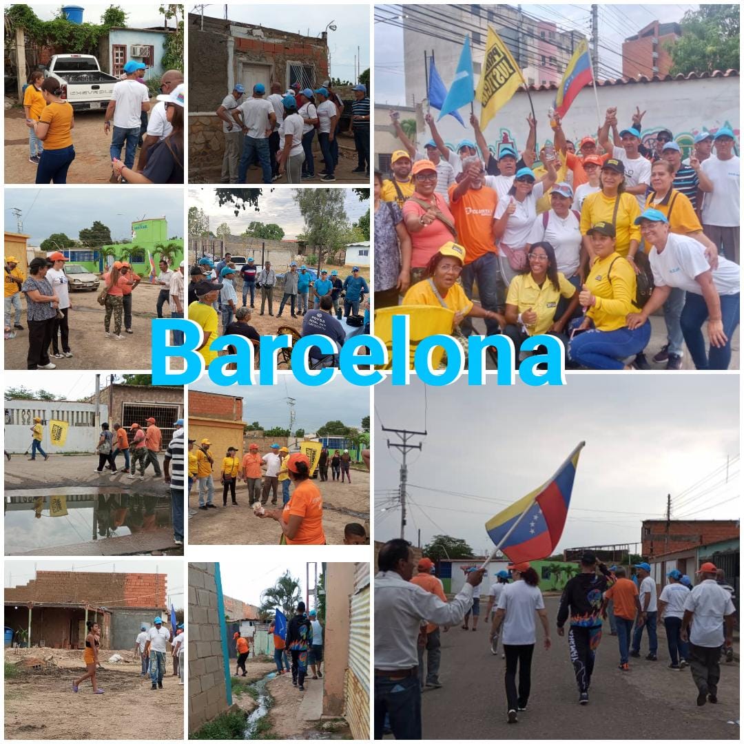 La Gran Alianza Nacional (GANA) con Vzla en Barcelona, Municipio Bolívar del estado Anzoátegui, realizó un casa por casa en el Barrio Otto Padron. Con mucho entusiasmo la gente recibió la noticia del candidato de la unidad democrática de Venezuela, Dr Edmundo González Urrutia