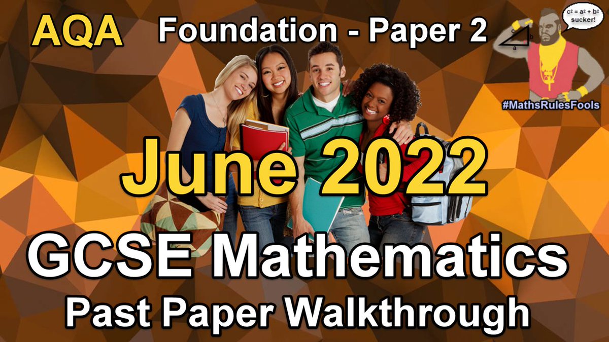 Foundation tier paper 2 walkthrough NOVEMBER 2022 series   

Video link:youtube.com/watch?v=77hqNA…

More walkthroughs here: mr.tompkins.online/aqa 

#gcserevision #AQAMaths #GCSE2024 #gcsememes #ukedchat #mathschat #ukmathschat #mathsrulefools #mocks #gcsemock