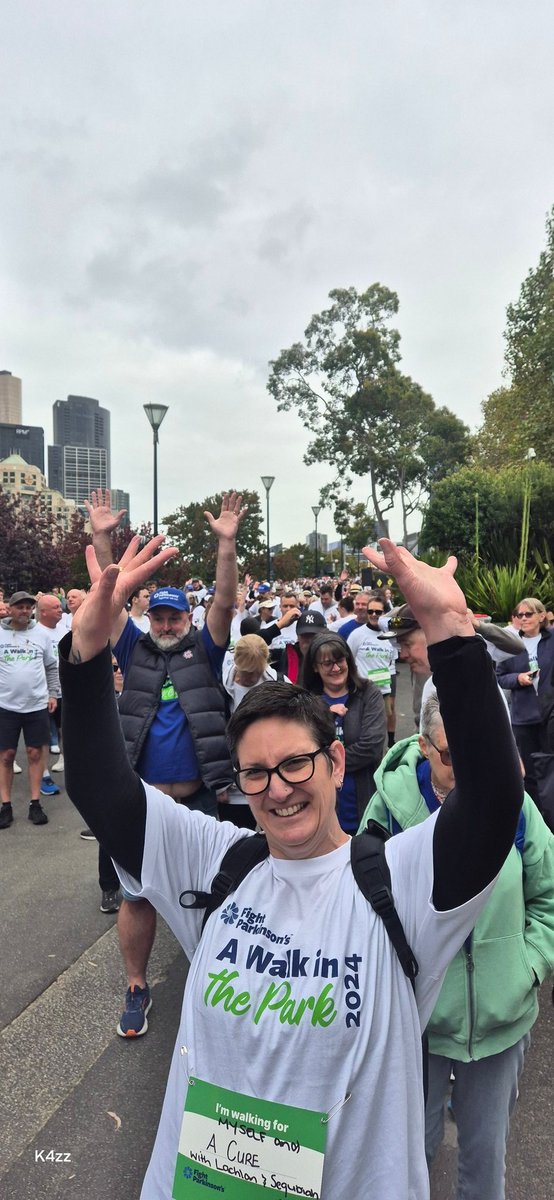 Completed the 4km for Walk in the Park in just over an hour..so happy to have been part of this event #parkinsonsawareness #walkinthepark #yopx #parkinsonsau #fightparkinsons