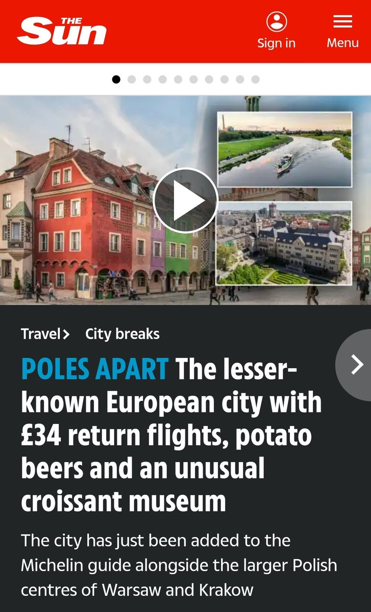 Potato beer ✅ 'Poles apart' joke ✅ Oi mate, that's dirt cheap ✅ Ben Stanley's Croissant Museum ✅ The Sun tells you to visit Poznań, and you really should!