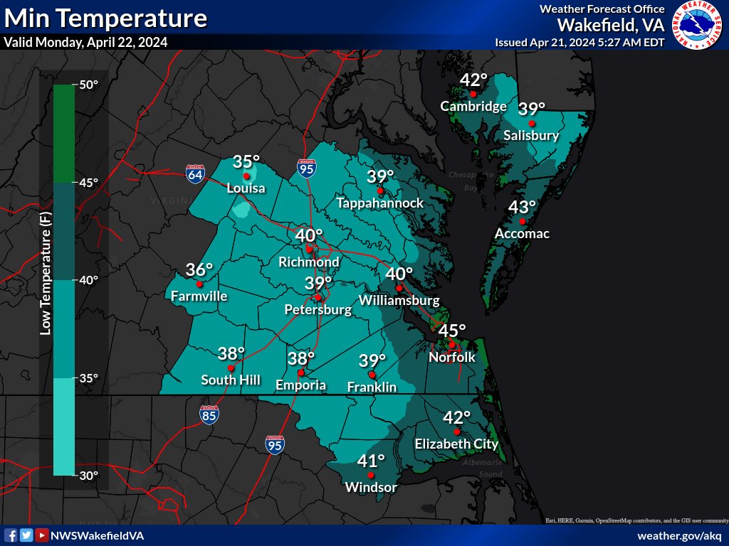 NWSWakefieldVA tweet picture