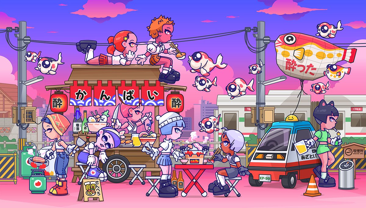 Irashaimase! 🍺
New drop
'KAMPAI IZAKAYA 01'
on <a href="/exchgART/">Exchange Art</a> 

Price : 1.15 SOL

exchange.art/single/PUFu9Bp…

Super thanks for like &amp; share
Muah!