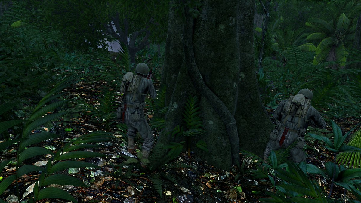 EuropeanRealism's tweet photo. Jungle warfare in #Arma is hard, in the dark even worse, but in 1939😮 Here are a few snaps from last nights WW2 Op Mikado Pt2.
More can be found on our Instagram: https://t.co/NQM9OTAFIa
Discord: https://t.co/sp184q8FPg
#arma3photography #ArmaUnit #ArmaMilsim https://t.co/JMcPeoHYk5