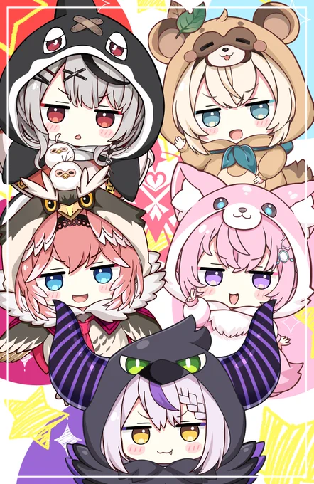 #みんなでデフォルメ絵をあげて幸せな気分になろう素晴らしいタグ…!みにみにholoX!!! 