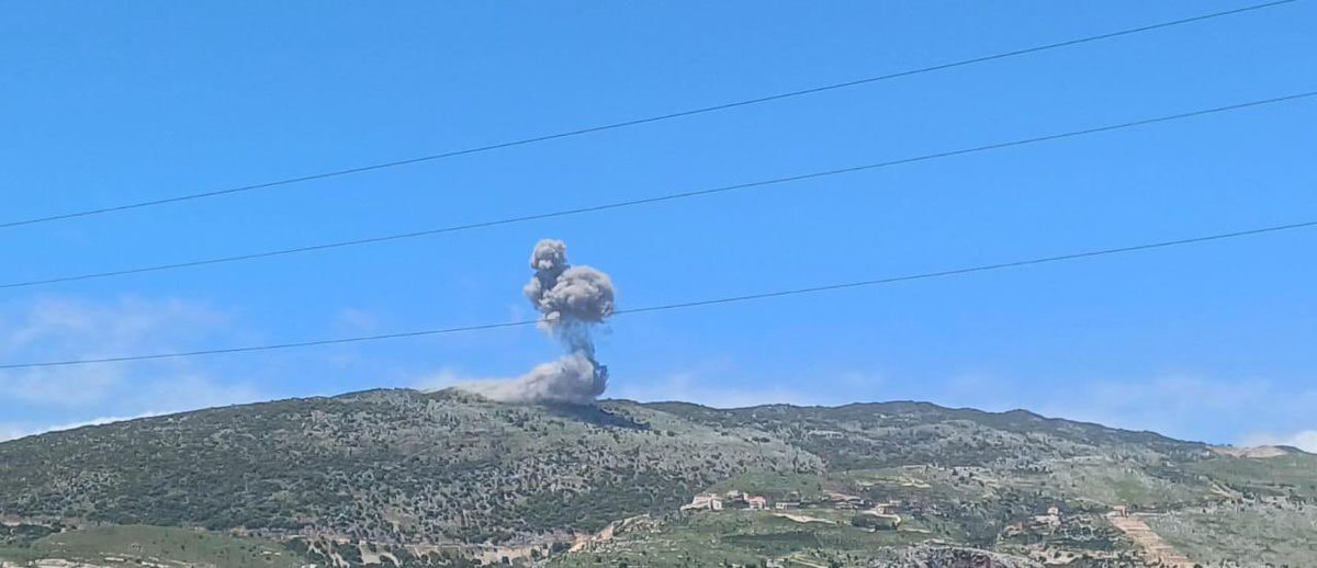 An Israeli airstrike targeted Beqaa north Lebanon