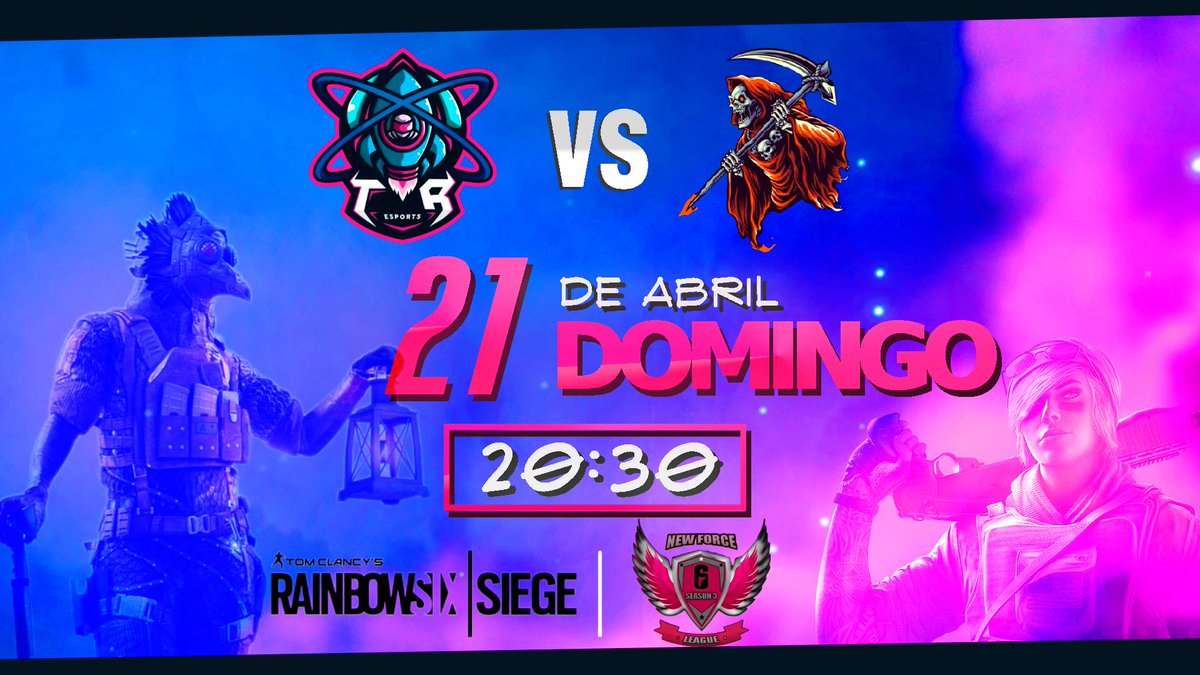 MATCHDAY | #RainbowSixSiege 
🏆 #NewForceLeague 

20:30 🆚 <a href="/Le7haL_SoulsPS/">Le7haL Souls</a> 

📺 <a href="/Br4vo3/">Br4vo</a> 
youtube.com/@damianbravo964

#DeOtroPlaneta👽