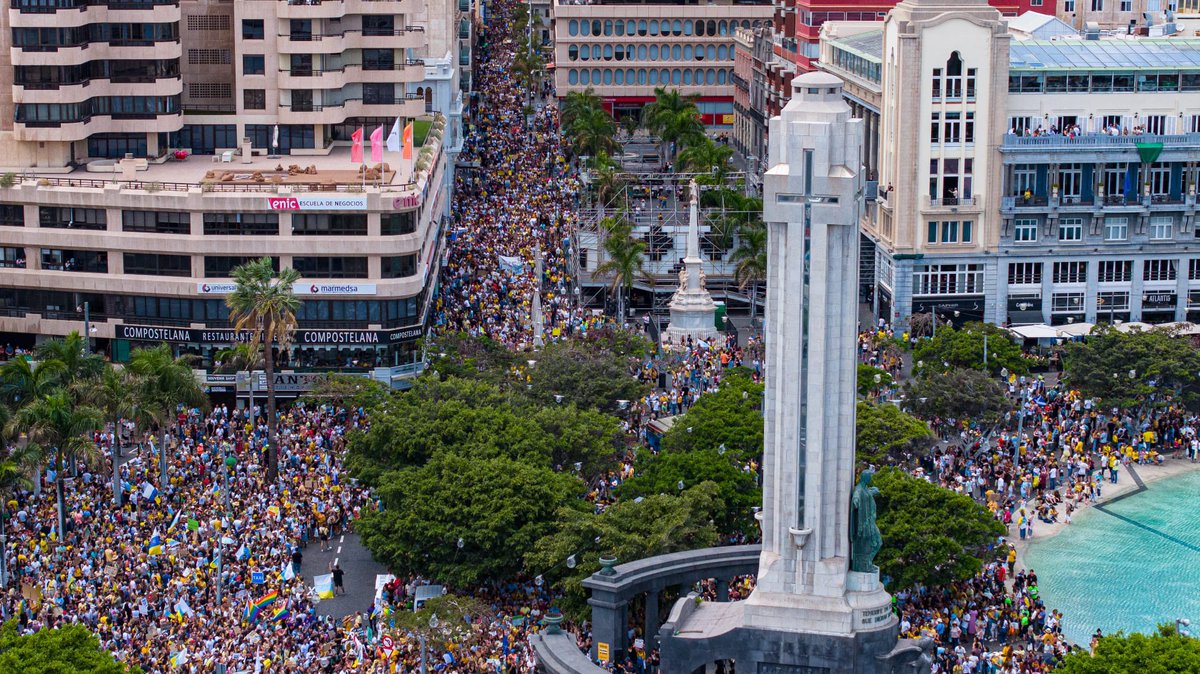 ¡HISTÓRICO! Orgullo de tierra y de pueblo🇮🇨.

#CanariasTieneUnLimite