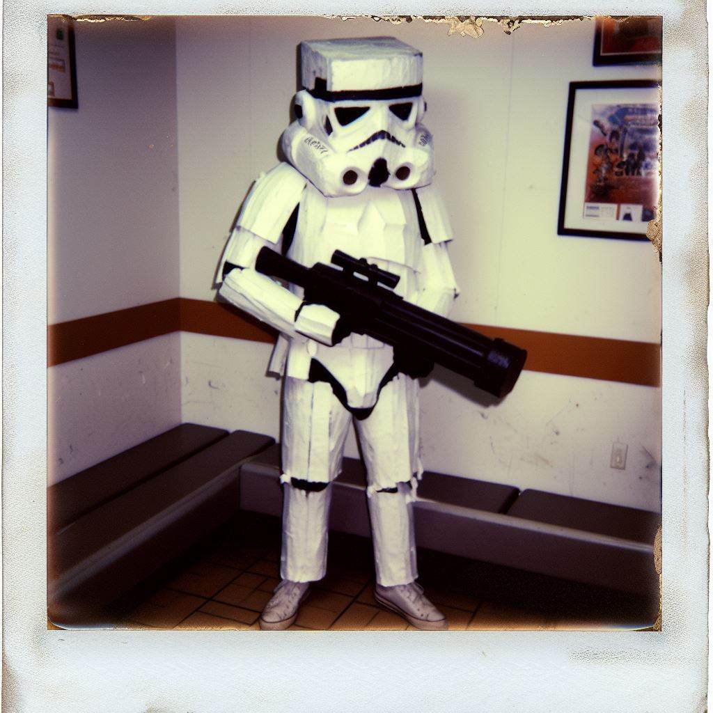 RealButterShow's tweet photo. Our buddy Alex in his homemade stormtrooper costume, circa 1984.
#costume #stormtrooper #starwars @starwars @StarWarsUK #realbutter #buttercast https://t.co/60c59aTr3T