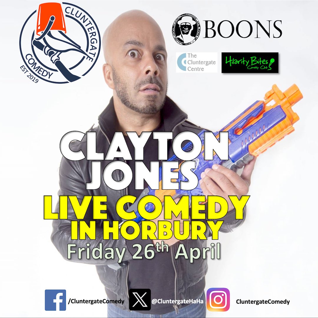 Coming to Horbury THIS FRIDAY - live comedy with the hilarious @clayton13jones - tickets and info: hilaritybites.co.uk/show/horbury-a…

#Horbury #Ossett #Wakefield #WhatsOnWakefield #Comedy #LiveComedy #StandUp #StandUpComedy #LoveHorbury #LoveWhereYouLive #BGT #BritainsGotTalent