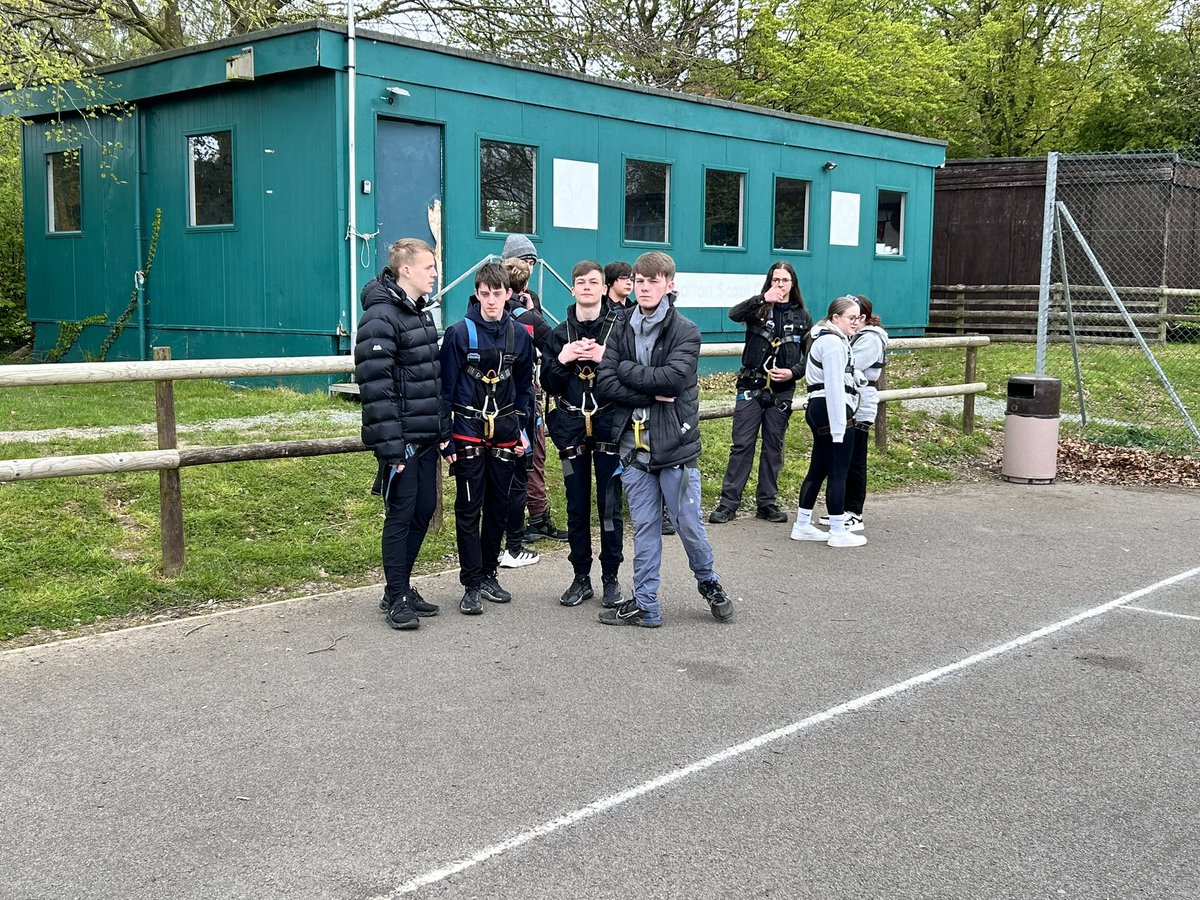 BlessedCarloA's tweet image. The final activity, before lunch and home - abseiling! #amazingweekend #beyondproud #bringontheexams @StJosephCMAT