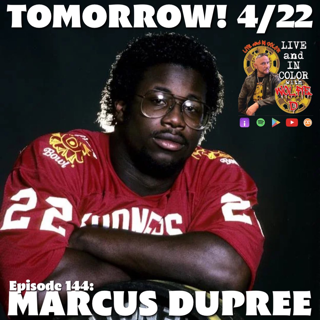 TOMORROW! Marcus Dupree! Be there! @SpeedbyDupree
