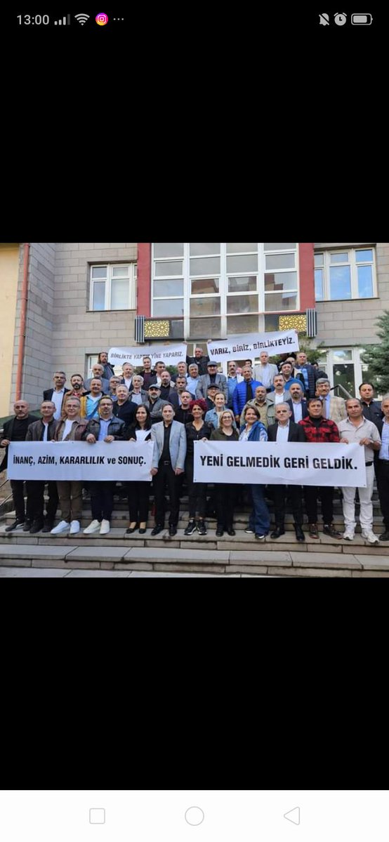 Büyük mücadelenin vazgeçmeyen ekibi tam kadro yine yeniden @gonulborann @alperozupak #YeniGelmedikGeriGeldik