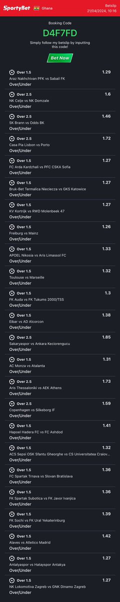 onehunnymmg's tweet image. #TheTrinity 

Over 1.5 and 2.5

3k plus odds

Code: D4F7FD 🇬🇭 

Edit ✍️ and Win🥇 

May We Be Great 🤲🏾🍀✊🏾. One hunny…