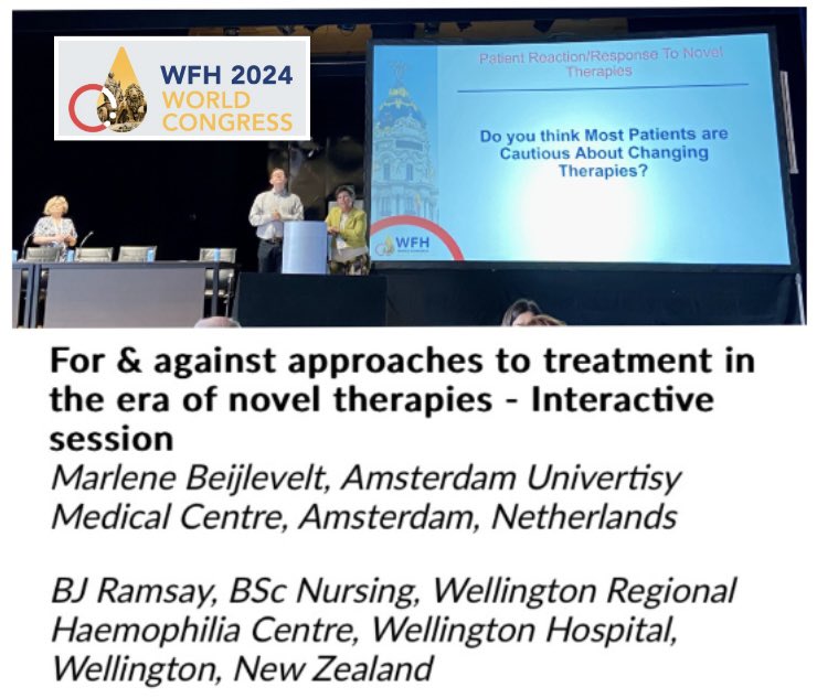 Great wee interactive session at the WFH Congress Nurses Workshop: Beyond Factor - Changing/developing what we do and tailoring our services to reflect what is needed for people with bleeding disorders is constantly evolving #WFHCongress2024 🇪🇸🩸