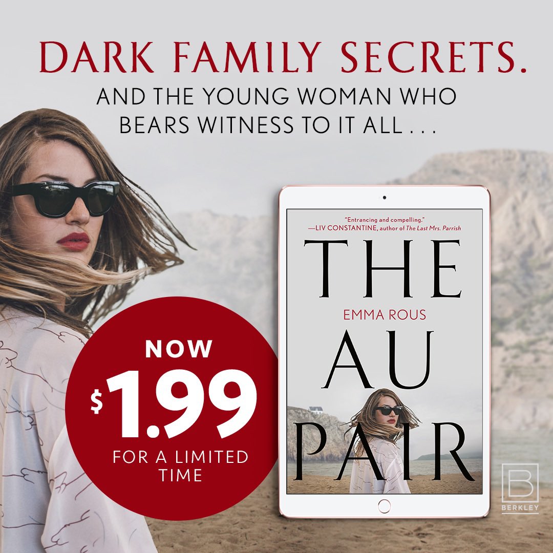 My firstborn novel: currently an amazon Editor’s Pick for Best Mystery, Thriller &amp; Suspense, and the ebook is $1.99 for one day only. Amazing! 😍

#theaupair #bookbub