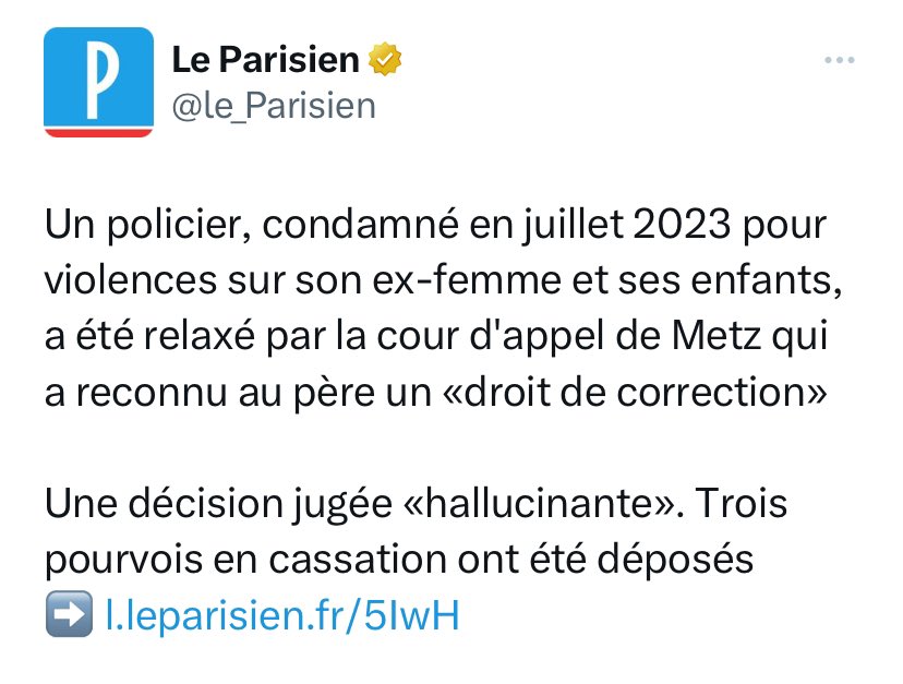 realmarcel1's tweet photo. « Un droit de correction »
Quelle horreur 🤮
https://t.co/ktvCpHAQlC https://t.co/V8kzms2pSo