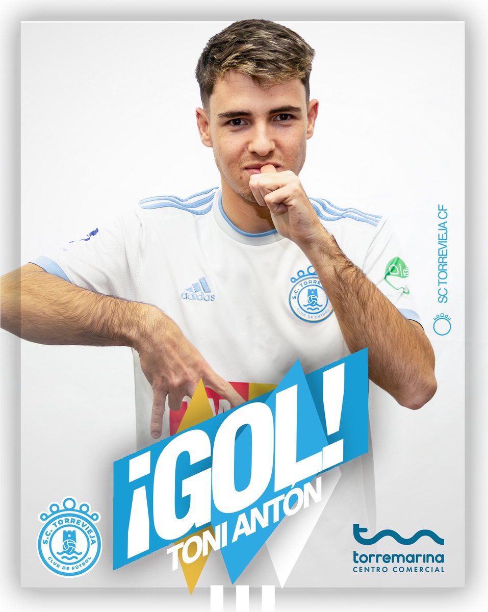 #J26

Goooooooooool de Toni Antón 

Buen balón le pone José Toro para dejarlo solo ante el portero. El delantero define de potente disparo que pasa por encima del portero 

Minuto 18
1-0

Vamos💪

#SCTorrevieja