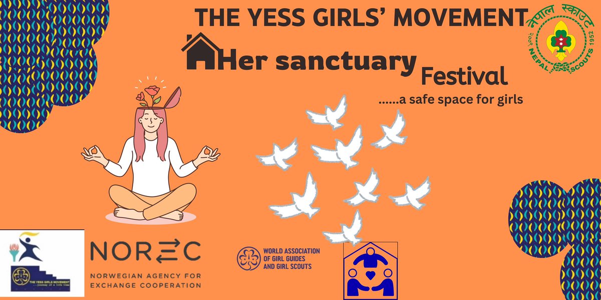 YessNepal's tweet photo. Taking care of your mental health is an act of self love. Join us as we celebrate her sanctuary 🎈🎈🎈🎈#safespaceforgirls

#yessgirlsmovement #hersanctuary
@YessMovement @wagggsworld @Norecno @WAGGGSAsiaPac @africa_region @Nepalscouts https://t.co/mVypEmIpBy